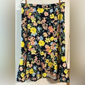 Cato Floral Midi Skirt